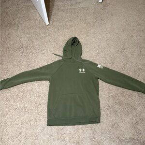 Under Armour Men's Olive Pullover Hoodie